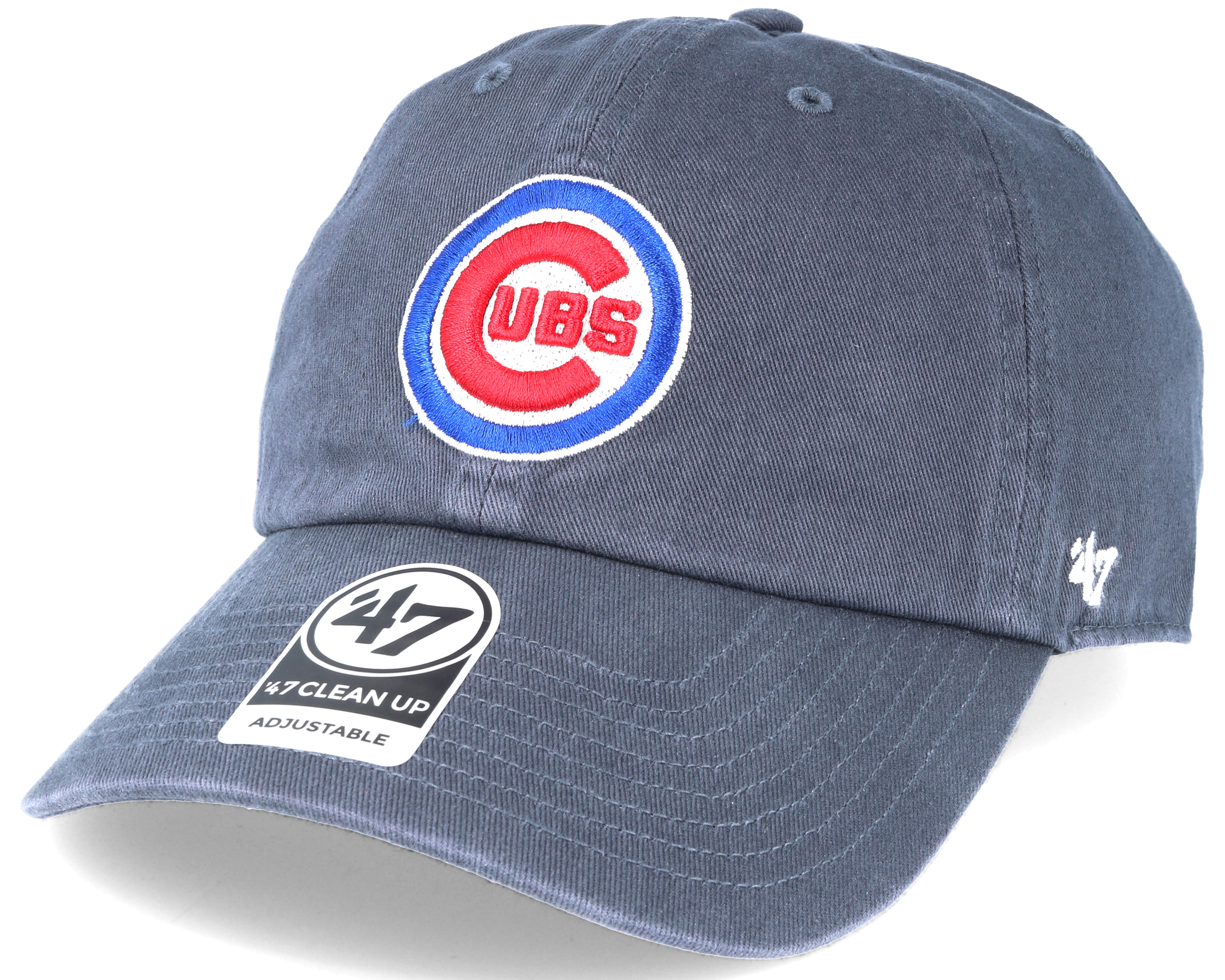 Chicago Cubs 47 Brand Vintage Cooperstown Navy Clean Up Adjustable Hat