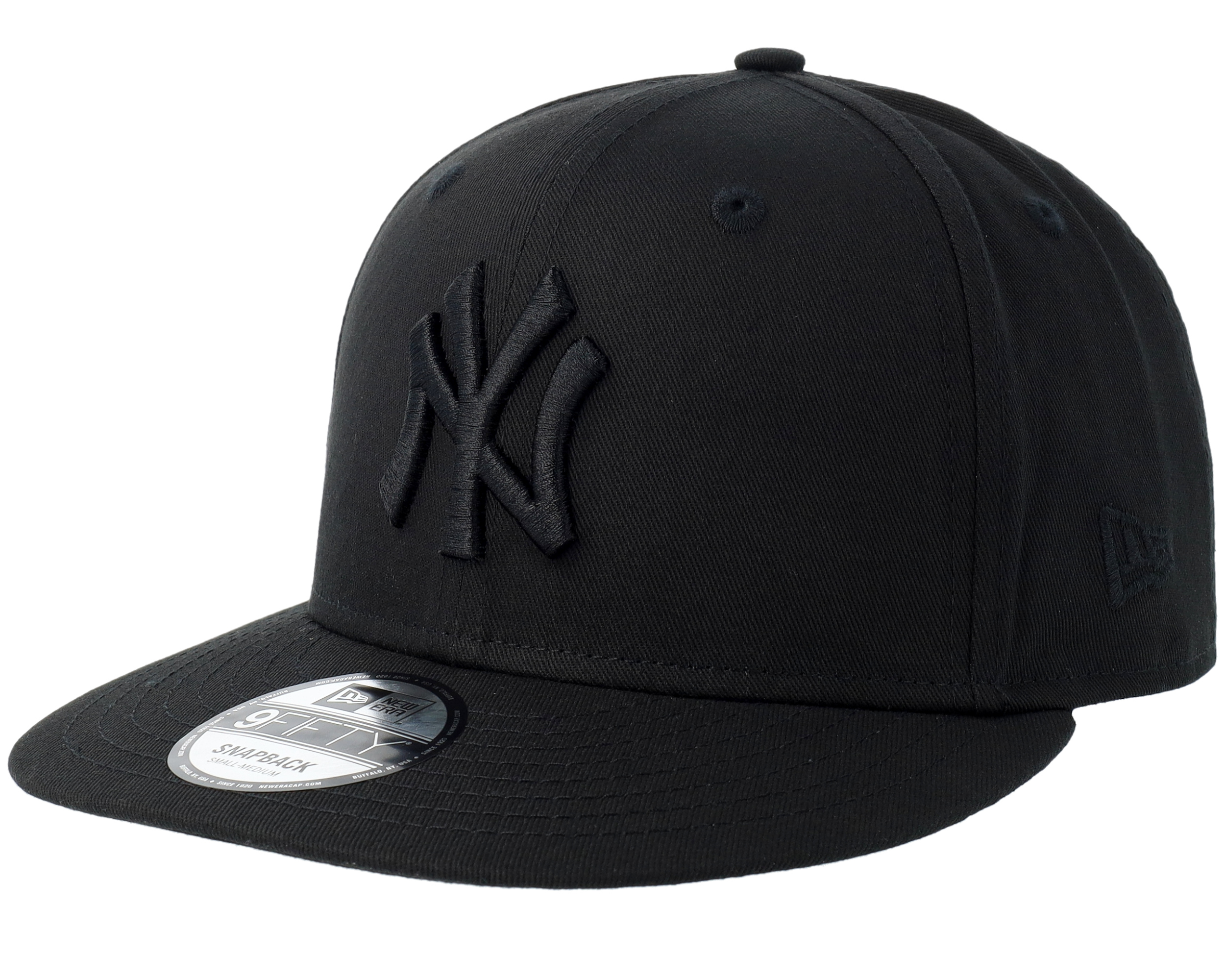 New York Yankees Black/Black 9FIFTY Snapback | Hatstore.co.in