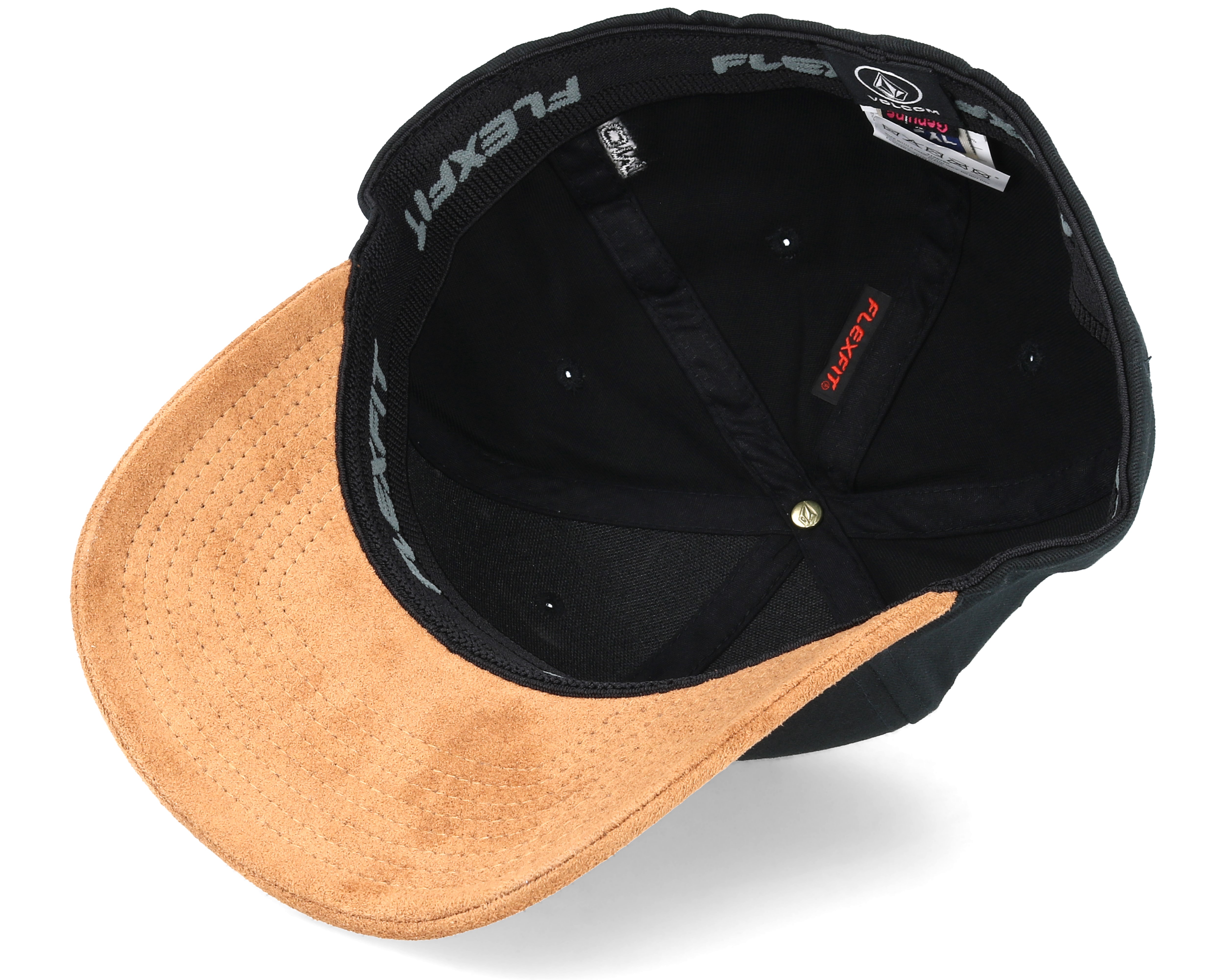 Full Stone Black/Brown Flexfit - Volcom | Hatstoreworld.com