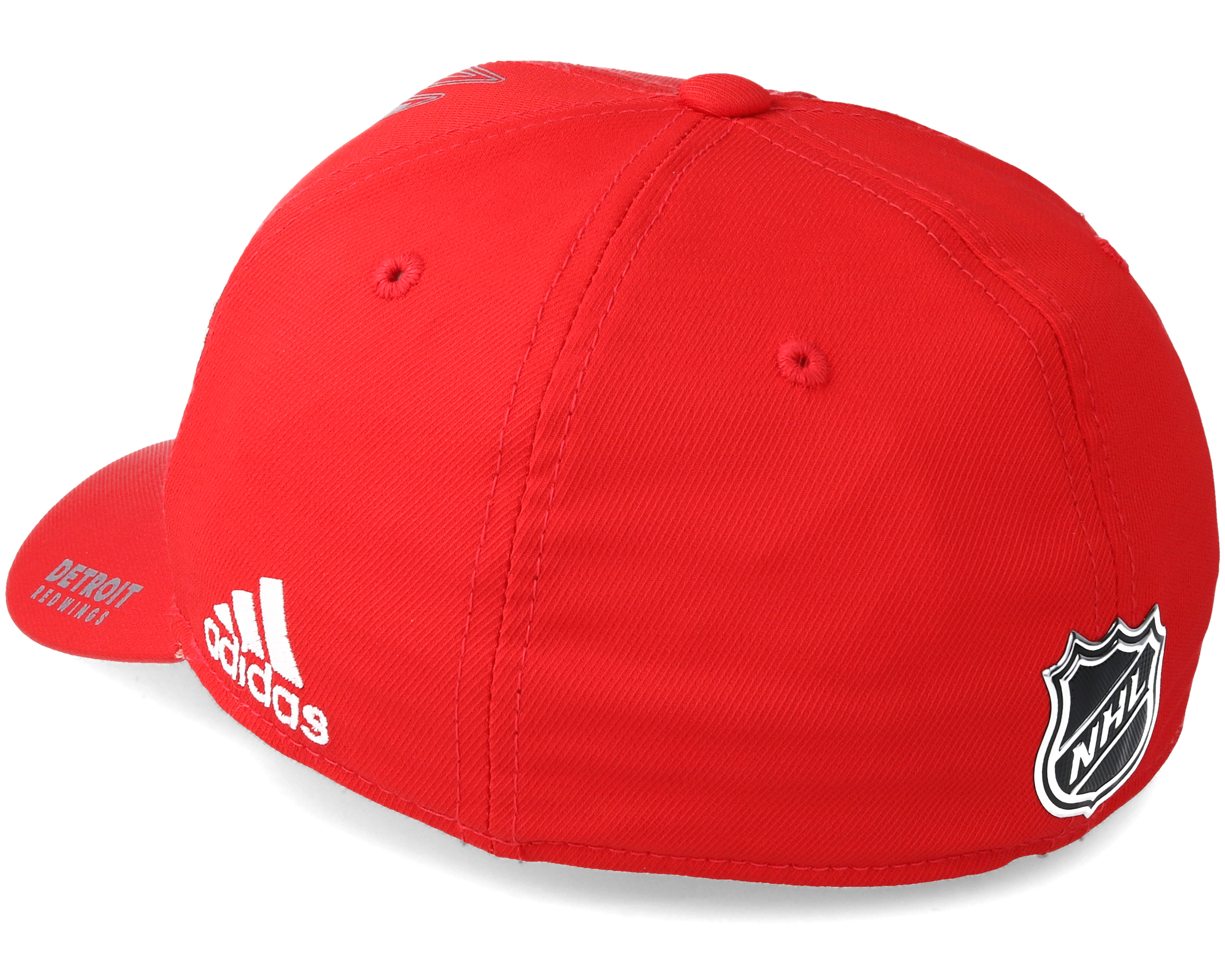 Detroit Red Wings Second Season Structured Red Flexfit Hatstore