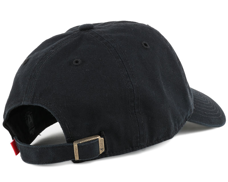 black liverpool baseball cap