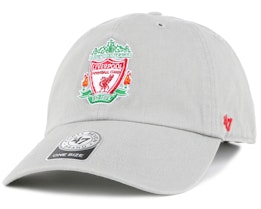 Liverpool FC Crest Clean Up Grey Adjustable - 47 Brand