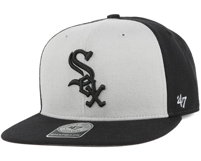 Chicago White Sox Sure Shot Accent Black Snapback