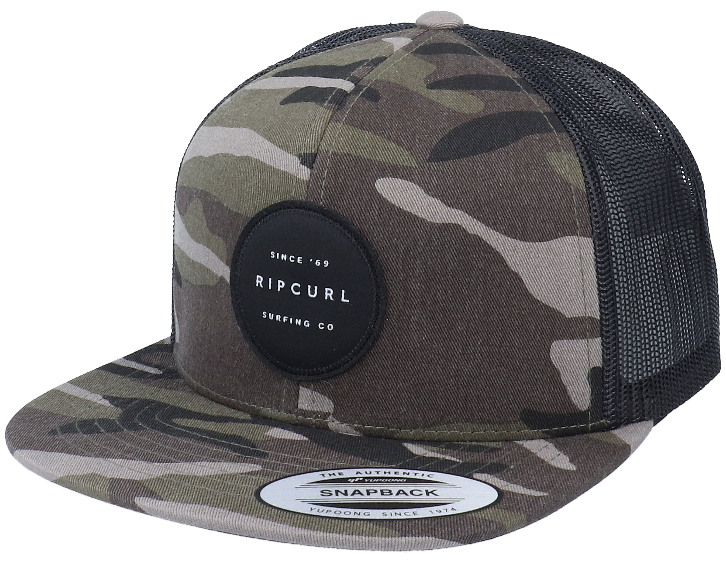 rip curl camo hat