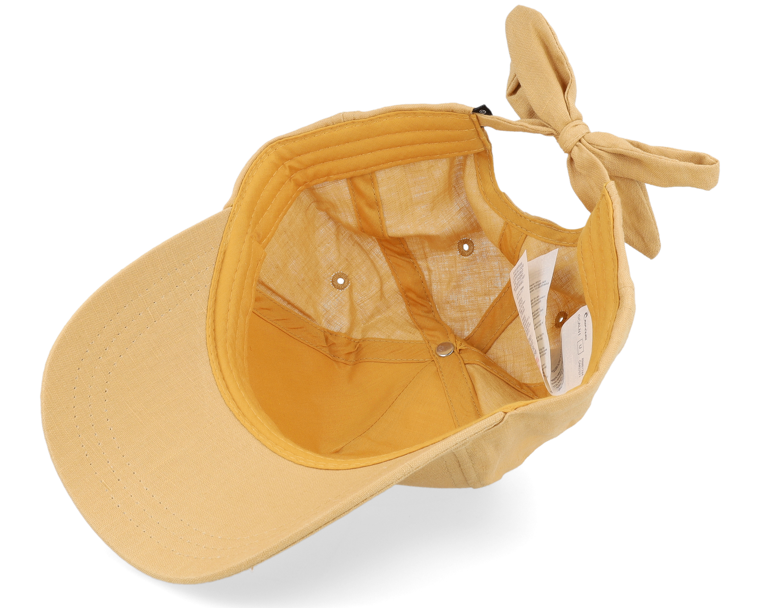 Hemp Tie Back Gold Dad Cap
