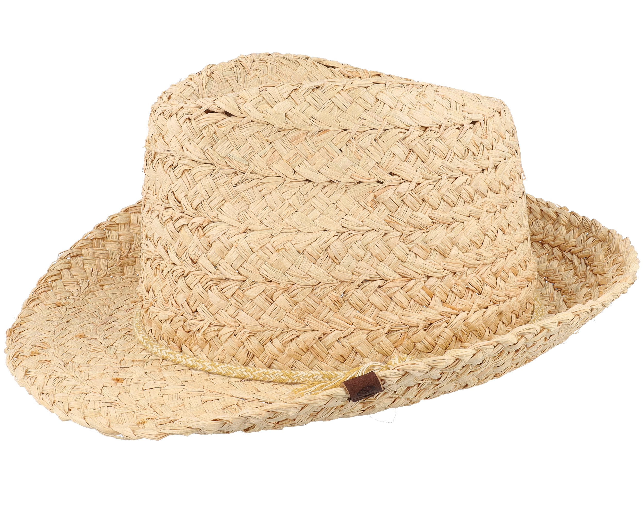 Sun Dance Fedora Natural Straw Hat