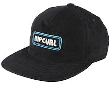Surf Revival Cord Cap Black Snapback - Rip Curl