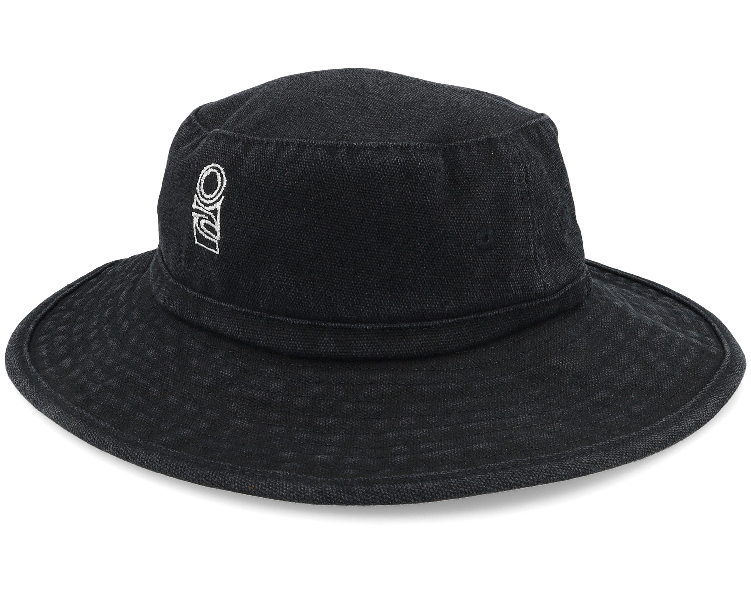 Search Canvas Wide Brim Hat Black Bucket