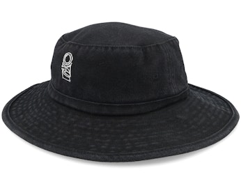 Search Canvas Wide Brim Hat Black Bucket