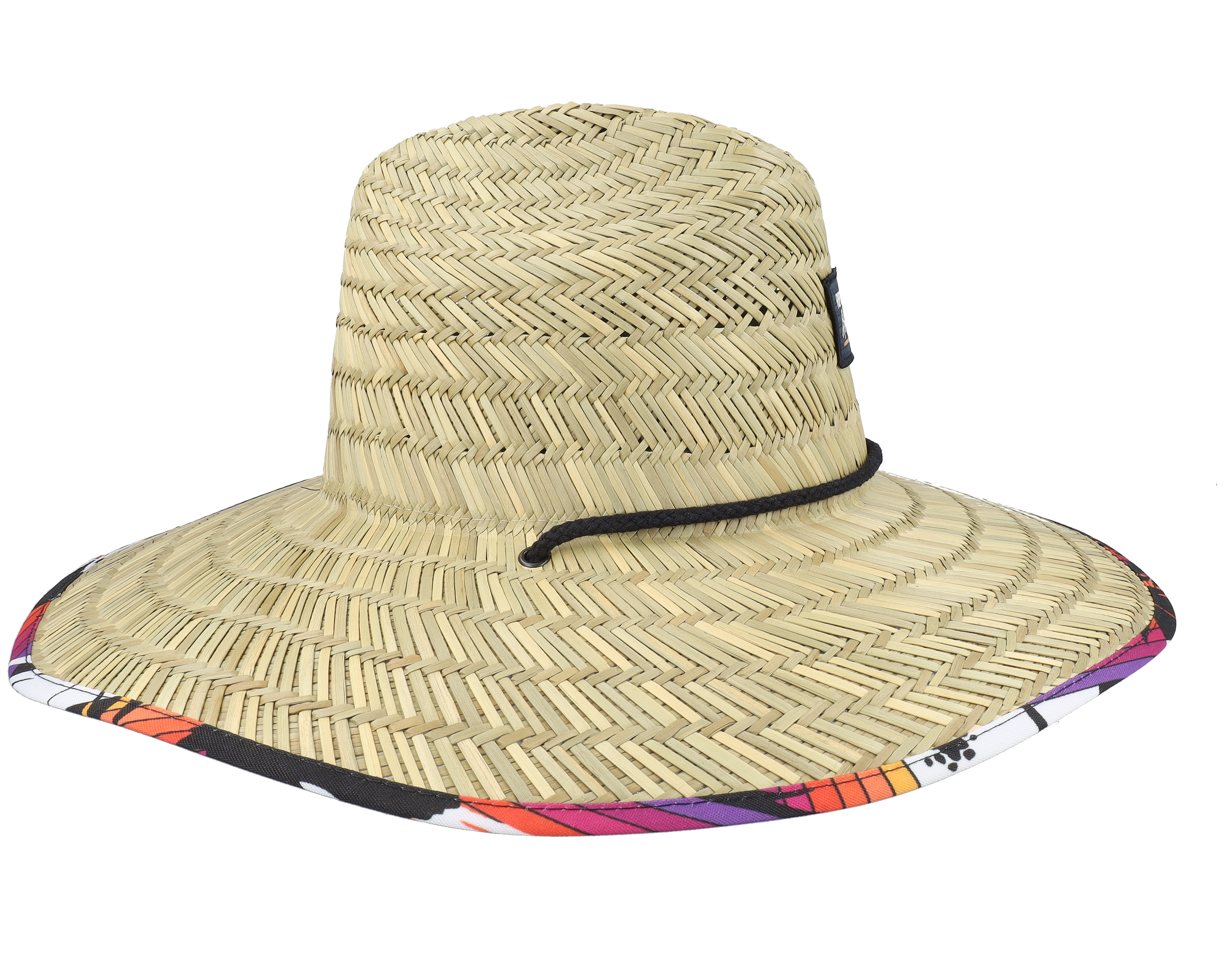Hoffman Black Straw Hat
