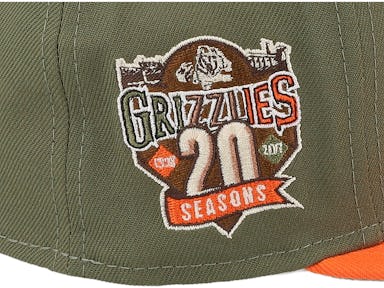 Beförderung Fresno Grizzlies cap New Fitted - Savanna Era Olive/Orange MiLB 59FIFTY