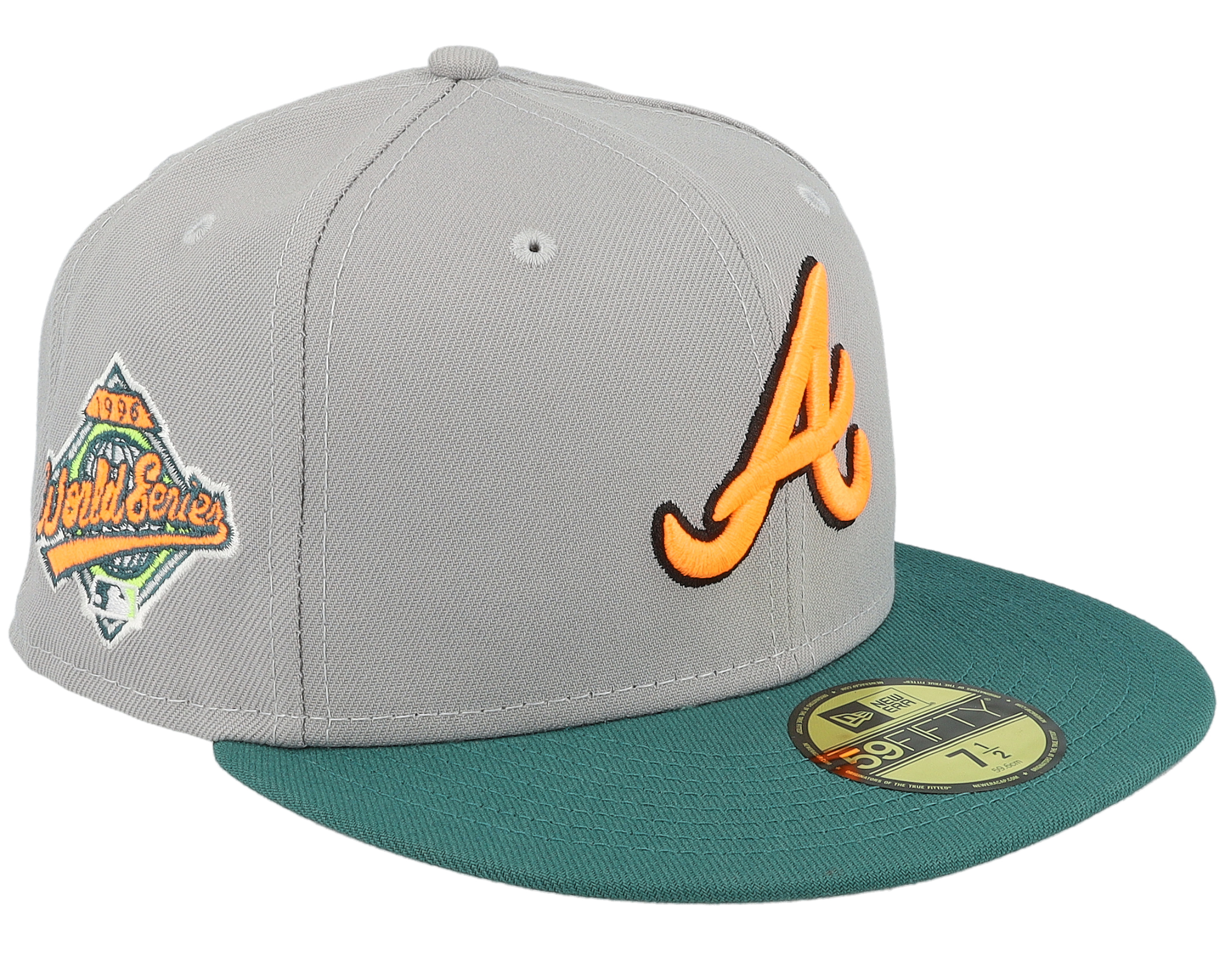 Atlanta Braves Airborn 59FIFTY World Series 96 Grey Fitted - New Era cap