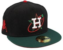 Houston Astros Duality 59FIFTY Cord Crown Black/Green Fitted - New Era
