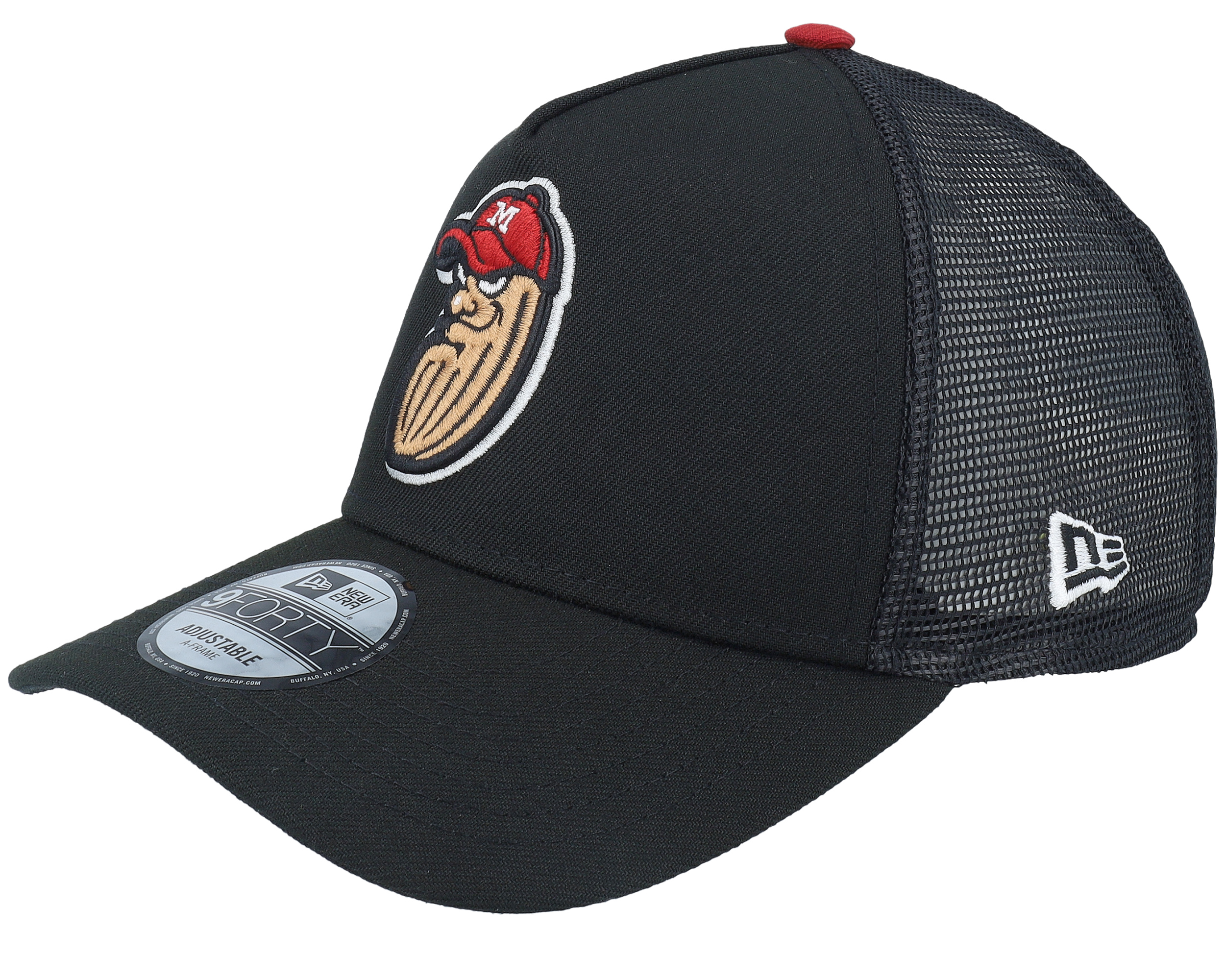 Hatstore Exclusive x Modesto Nuts 9FORTY Black A-Frame Trucker