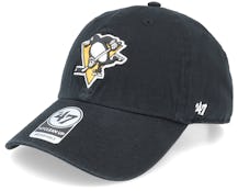 Pittsburgh Penguins Clean Up Black Adjustable - 47 Brand