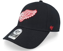 Detroit Red Wings Mvp Black Adjustable - 47 Brand