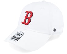 Boston Red Sox Boston Red Sox 2 Tone Clean Up White Adjustable - 47 Brand