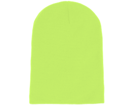 Long Beanie Fluorescent  Yellow - Beanie Basic