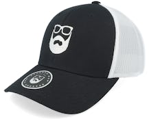Logo Black/White Trucker - Bearded Man