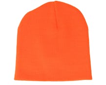 Original Pull-On Fluorescent Orange Beanie - Beanie Basic