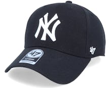 New York Yankees Mvp Black/White Adjustable - 47 Brand