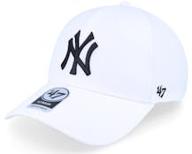 New York Yankees MVP White/Black Adjustable - 47 Brand