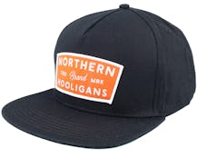 Badge Black Snapback - Northern Hooligans