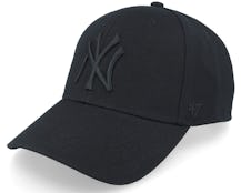 New York Yankees Mvp Black/Black Adjustable - 47 Brand