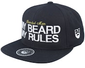 My Beard My Rules Black Snapback