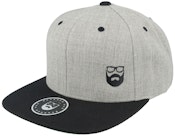 Side Logo Grey/Black Snapback