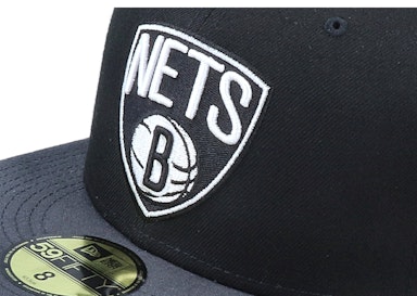 Brooklyn Nets 59Fifty Basic Black Fitted