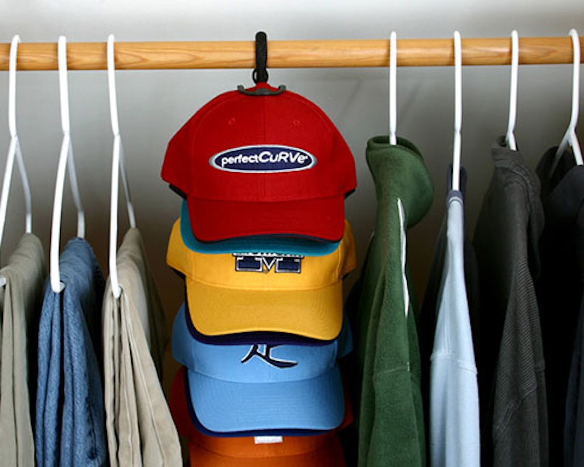 Cap Rack 36 Caps System Black - Perfect Curve accessory | Hatstoreworld.com