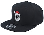 Santa Man Black Snapback