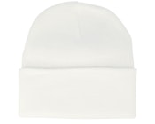 White Cuff Blank Beanie