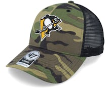 Pittsburgh Penguins 47 Mvp Camo/Black Trucker - 47 Brand