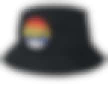 Sunset Logo Black Bucket - Bearded Man