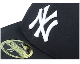 New York Yankees Low Profile 59Fifty Black/White Fitted - New Era