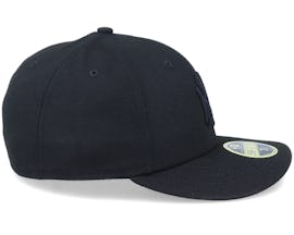 New York Yankees Low Profile 59Fifty Black/Black Fitted - New Era