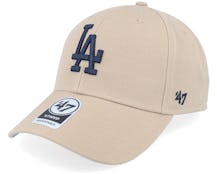 Los Angeles Dodgers 47 Mvp Wool Khaki/Black Adjustable - 47 Brand