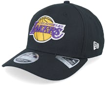 LA Lakers Stretch Snap 9Fifty Black Adjustable - New Era