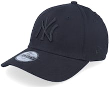 Kids New York Yankees League Essential 9Forty Black/Black Adjustable - New Era