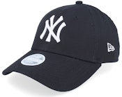 New York Yankees Essential Womens 9Forty Black/White Adjustable