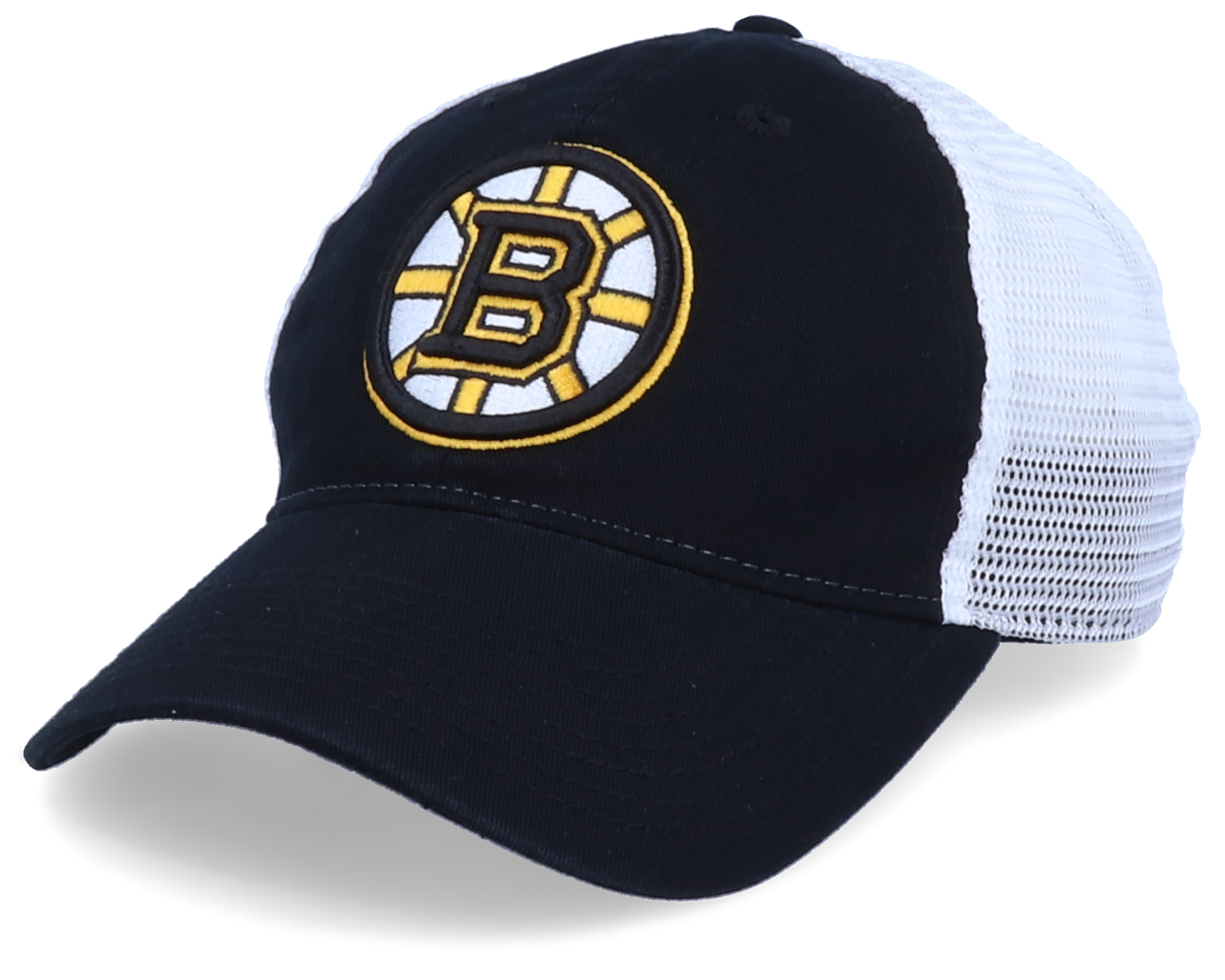 Boston Bruins Core Value Unstructured Black/White Trucker - Fanatics ...