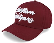 The Script Cap Maroon Adjustable