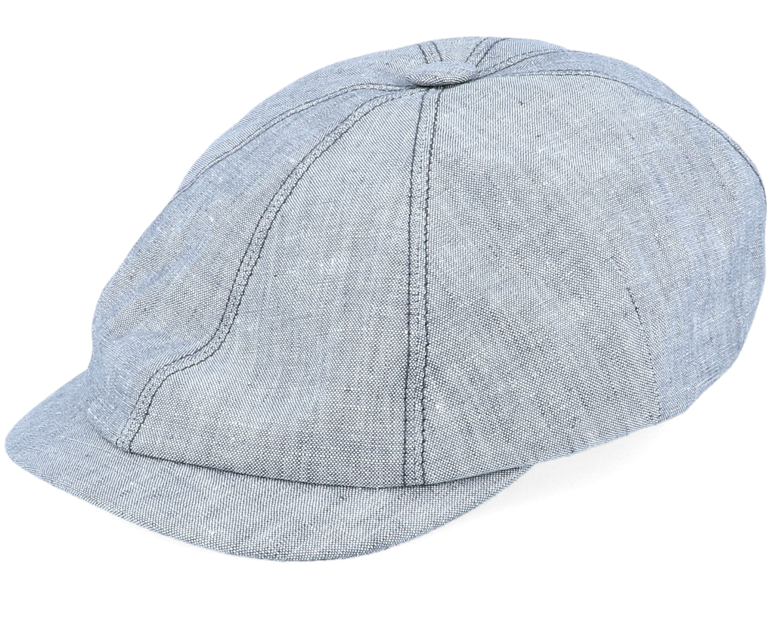Seven Big Linen Grey Flat Cap - Mayser cap | Hatstorecanada.com