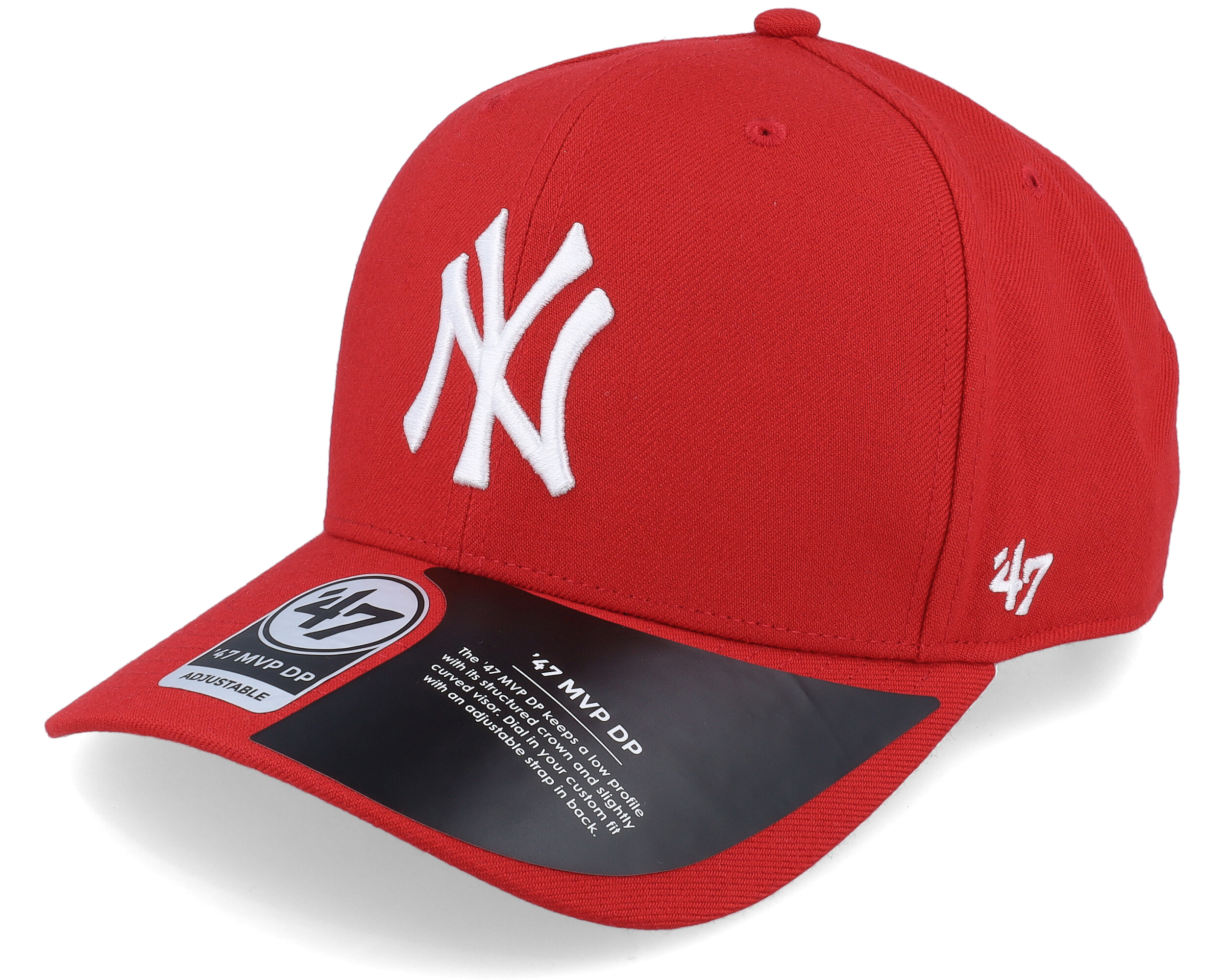 New York Yankees Cold Zone Mvp DP Red/White Adjustable - 47 Brand cap