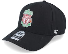 Hatstore Exclusive Liverpool FC Crest Black DP Adjustable - 47 Brand