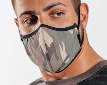 Antimicrobial Camo Face Mask - Brixton