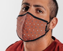 Antimicrobial Polka Face Mask - Brixton