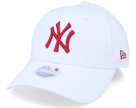 New York Yankees Women's League Essential 9Forty White/Red Adjustable - New Era